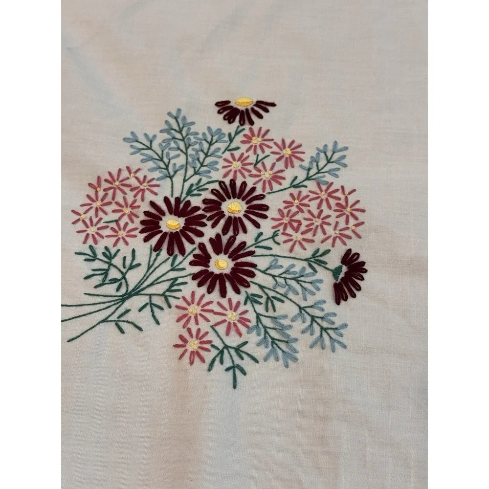 Vintage Round Tablecloth 58